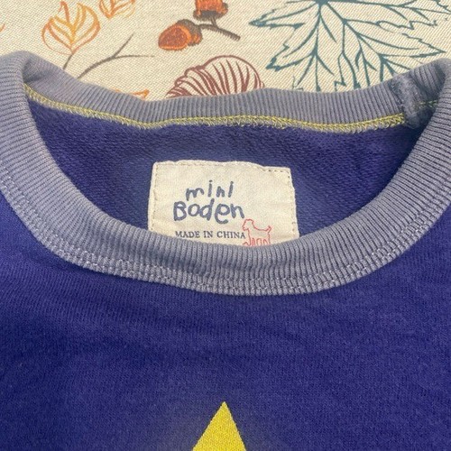 Mini Boden Blue Star Pullover Top Boys 9 10 - Picture 4 of 4