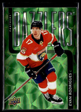 2025-26 Upper Deck Series 2 Hockey Dazzlers Green #DZ-88 Evan Rodrigues