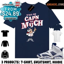Shirt To Match AJ 6 Olympic Sneaker Matching Tee Sneakerhead Captain T-Shirt