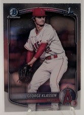 2025 Bowman George Klassen #BCP-63 Chrome 1st Prospect Angels