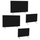 4 PCS Puppenhaus Möbel Tv Miniatur -Fernseher Miniatur-Szenenmodell