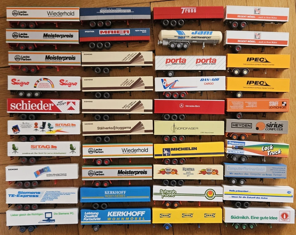 Wiking Mega Konvolut 40 verschiedene Auflieger / Angebot! / TOPP!!