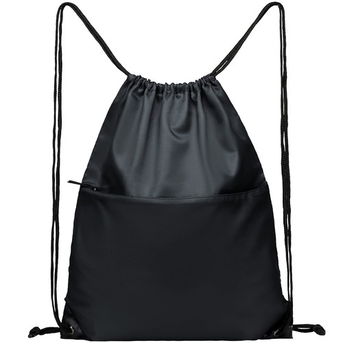 Drawstring Backpack Sports Water Resistant String Bag Sport Gym Sackpack for ...