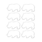  8 Pcs Cake Decorating Tools Stainless Steel Cookies Mold Cakes Baking