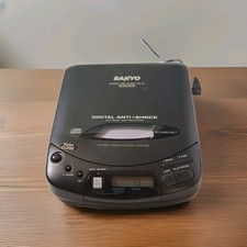 Vintage Sanyo CDP-54 Portable Compact Disc CD Player Digital Anti-Shock -Walkman