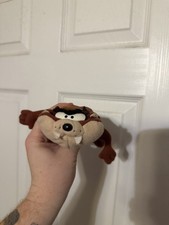 1997 Looney Tunes Bean Bag Plush Taz Warner Bros Play By Play Tasmanian Devil