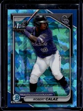 2024 Bowman Sapphire Robert Calaz Chrome 1st Prospect #BCP-131 Rockies