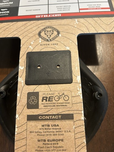 WTB Comfort Steel Extra Wide Saddle - Black - Picture 6 of 6