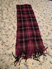 NO BRAND Acrylic  10”x68” Purples Soft Neck Scarf Wrap