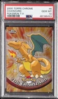 2000 TOPPS CHROME ENGLISH POKEMON T.V. SERIES #6 CHARIZARD PSA 10