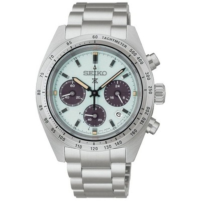 Seiko Prospex Speedtimer 39mm Green Dial Stainless Steel Watch SSC965