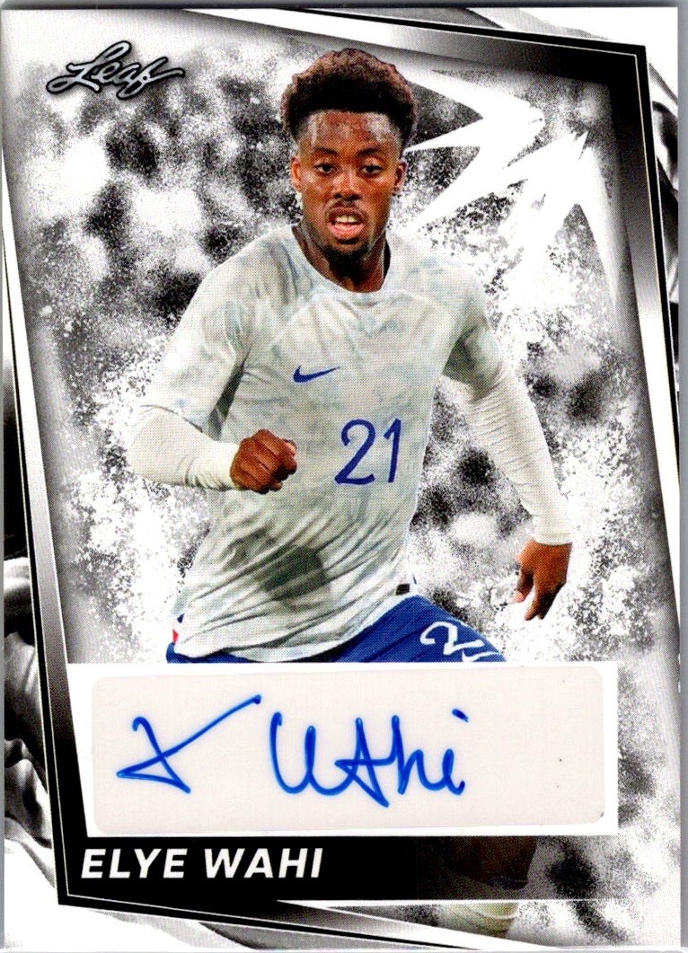2024 Leaf Soccer Blaster - Autographs Elye Wahi #BA-EW1 (AU) England