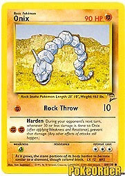 Pokemon BASE SET 2 Card 84/130 Onix