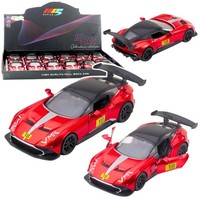 SamochóD WyśCigowy Metalowy Z NapęDem 1:32 Lean Toys