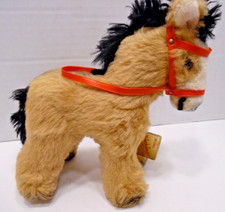 Possible Steiff Pony West Germany 6" Tall Original Heinhauser