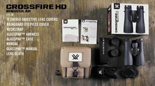 Vortex Optics Crossfire HD 12x50 Binoculars w/ Case and GlassPak Harness CF-4314