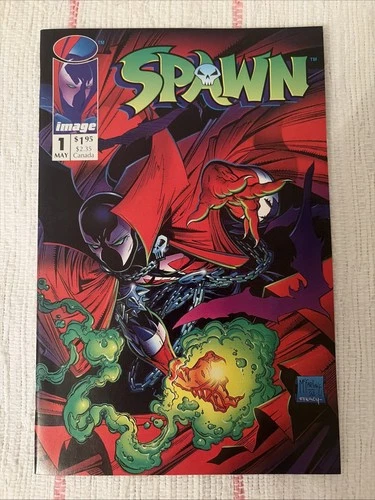 Spawn #1 - 1st Print Todd McFarlane! Beautiful 9.4 Raw Copy First Spawn