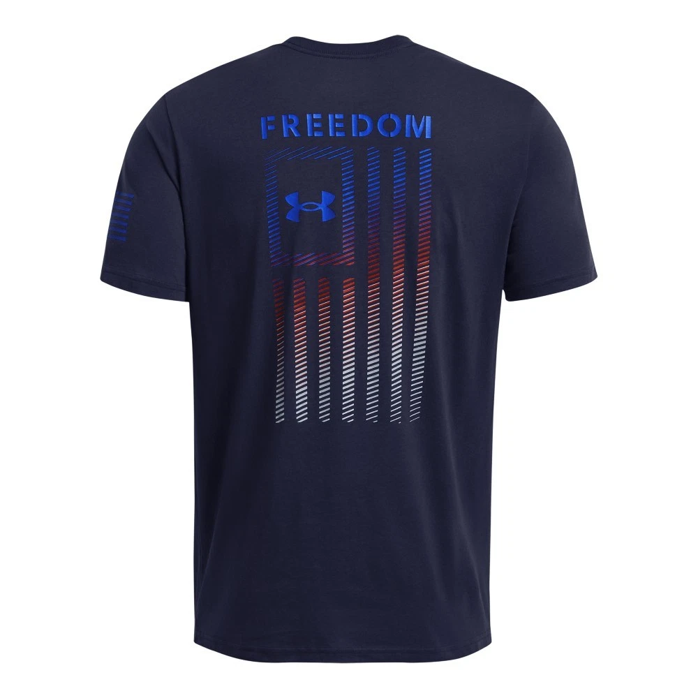 Under Armour 1382973 Men's UA Freedom Flag Gradient T-Shirt Short Sleeve Tee