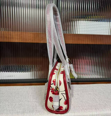 NWT Coach Swing Zip Bag With Cherry Print CZ494 | eBay