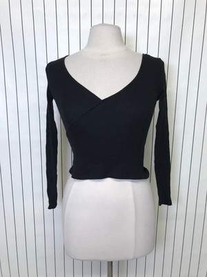 Divided by H&M Basic Women's Black Long Sleeve Blouse Size S