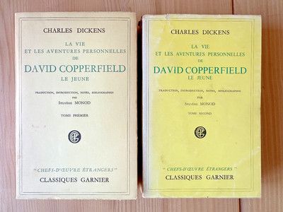 Charles Dickens * David Copperfield * 2 Vol. * Classiques Garnier 1957