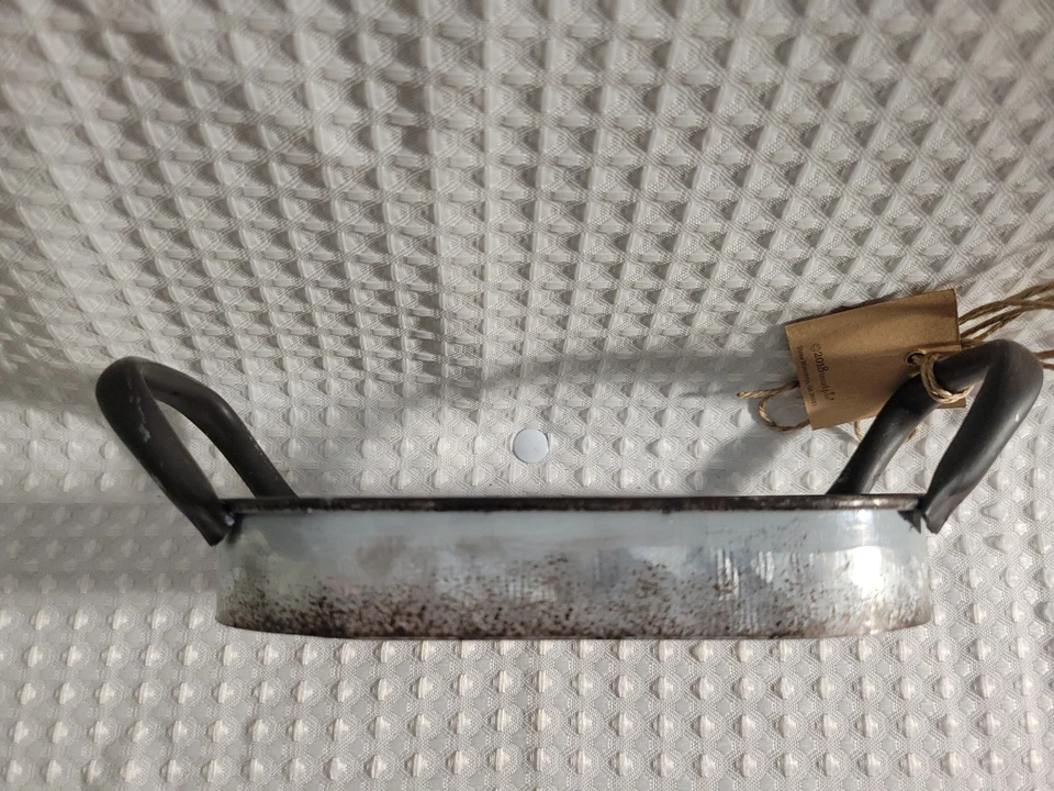 Mud Pie Galvanized Tray 6 x 3.25 x 1 - Image 3 of 4