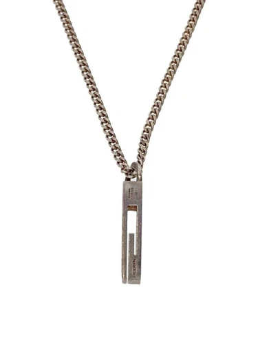 Collana Gucci SV925 con top in argento da uomo Usata