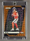 2024 Panini Prizm #309 Bo Nix Orange Lazer Rookie Card RC Denver Broncos