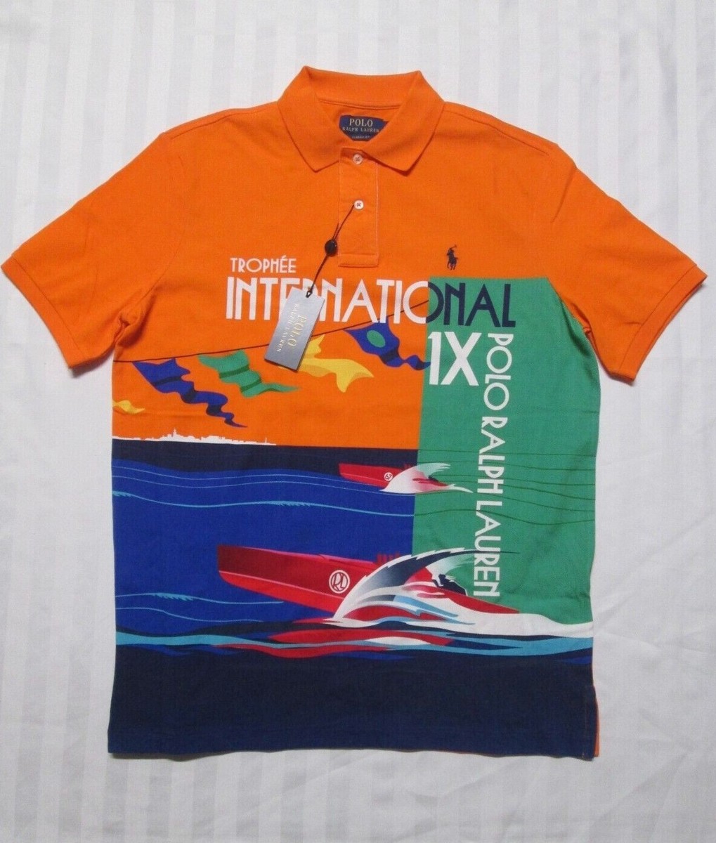 POLO RALPH LAUREN Men's Graphic Signal Orange ClassicFit POLO RALPH LAUREN Men's Graphic Signal Orange ClassicFit