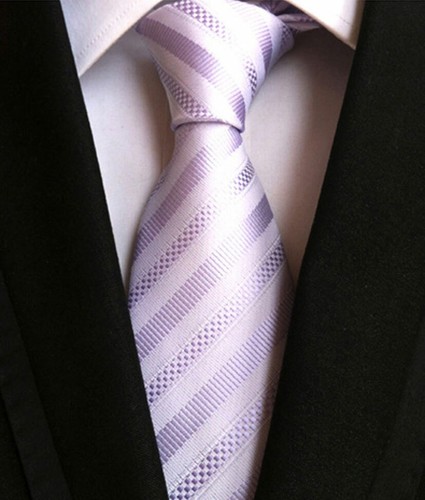 Mens Silk Jacquard Formal Business Pattern Striped Ties Slim 8cm Necktie Wedding - Picture 61 of 138