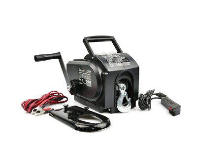 12V 2000LB tragbare elektrische Seilwinde