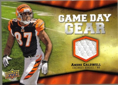 2009 Upper Deck Football Game Day Gear Jersey Inserts Pick Cards from list