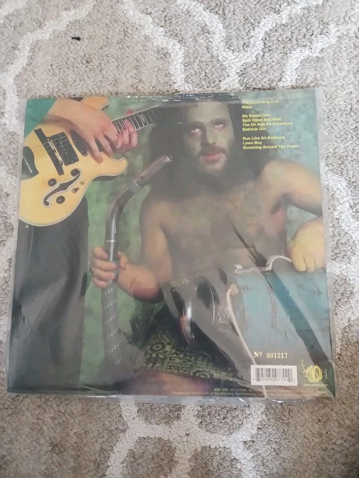 Phish Lawnboy vinyl sealed mint never opened gold embossed number 1217 - Image 2 of 4