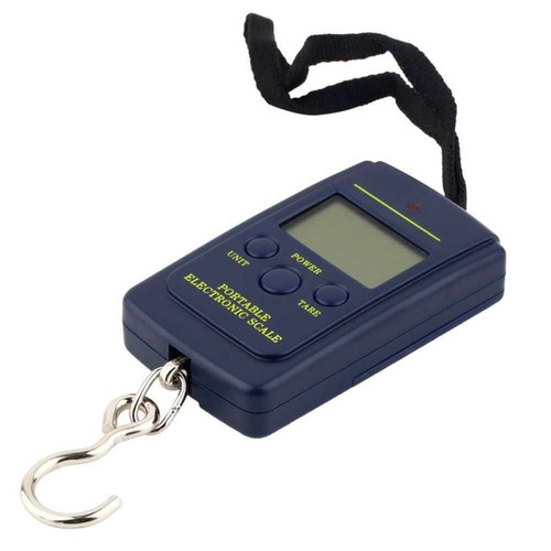 40Kg Bascula Digital Bolsillo Escala Peso Colgante Maleta Equipaje Balanza  Negra | eBay