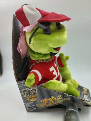 Gemmy Frogz Hip Hop Dancing Frog Jump Around 33 Goatee Sings