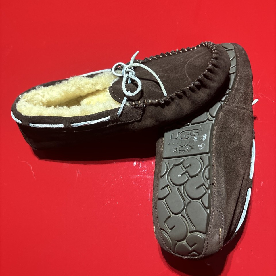 UGG Australia Mens Olsen Slippers Size 9 Espresso eBay
