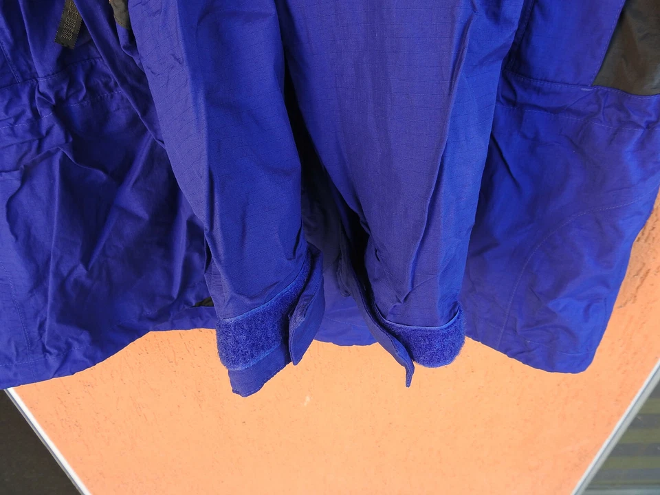 Chaqueta de mujer SALEWA al aire libre con capucha azul montaña trekking Powertex (XL) Foto 3 de 4