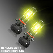 1pair 9005 Led Headlight Bulbs High Low Beam Fog Light 4500k Golden Yellow 1pair 9005 Led Headlight Bulbs High Low Beam Fog Light 4500k Golden Yellow
