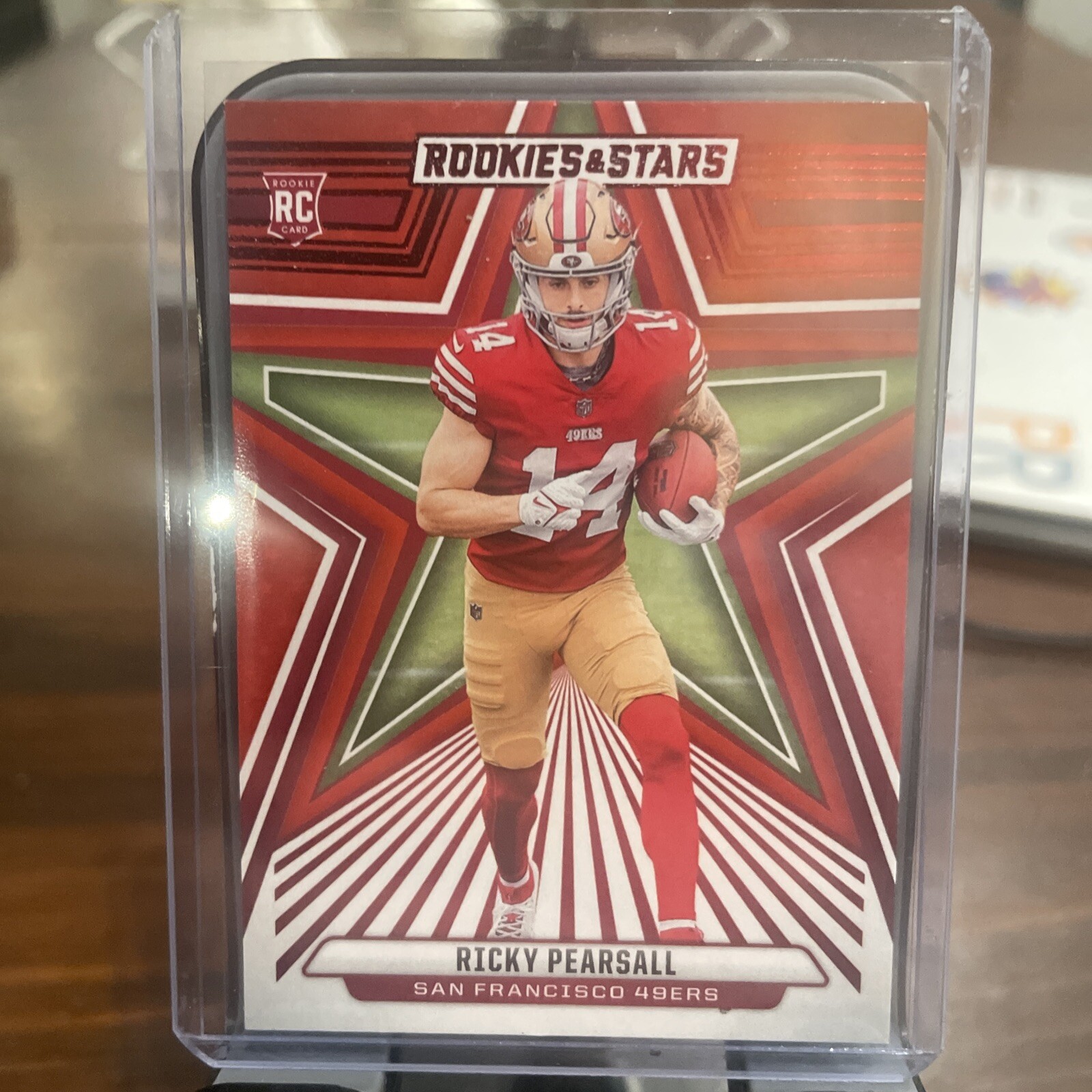 2024 Panini Rookies & Stars Football - Red Foil - #184 Ricky Pearsall