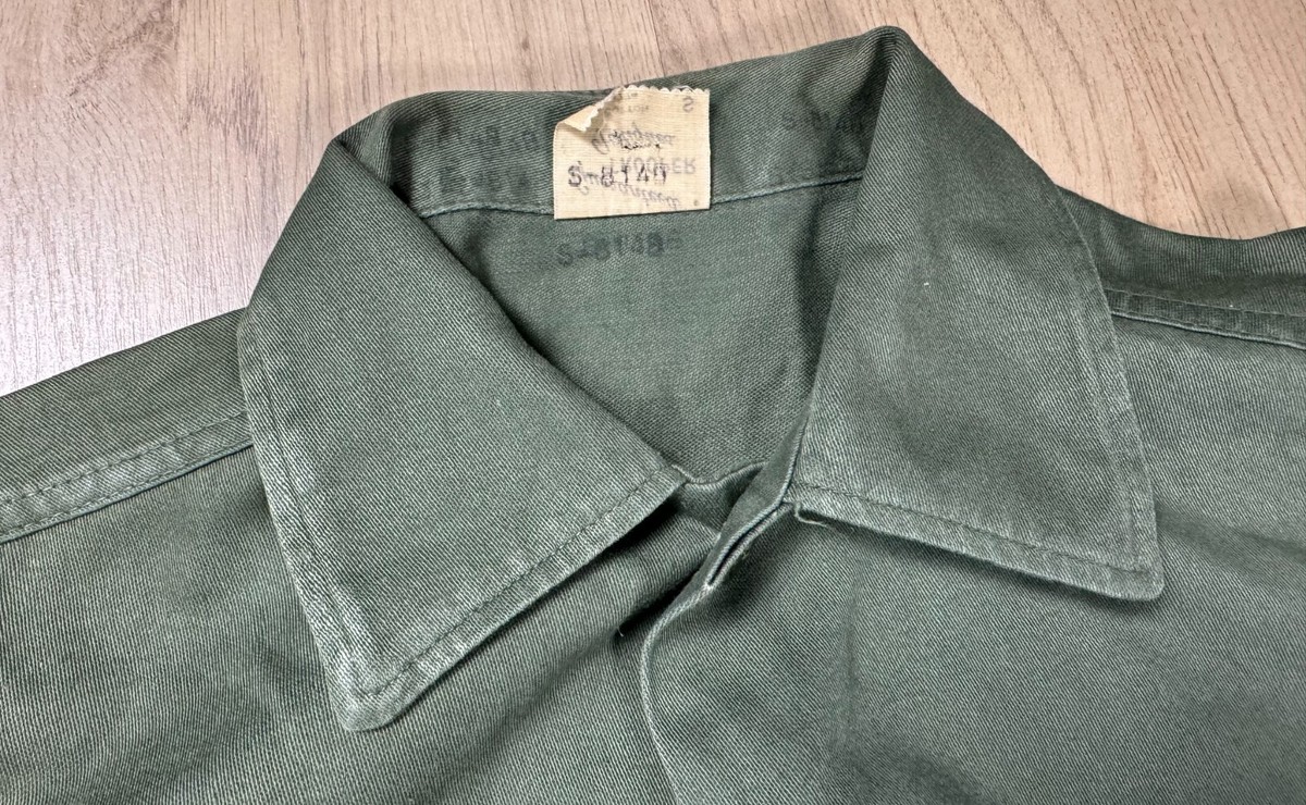 MILITARYヴィンテージ シャツ VINTAGE US ARMY UTILITY SHIRT P-58 P58 1960'S VIETNAM WAR