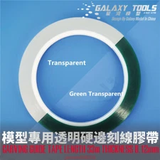 Galaxy Model 3mm/4mm/5mm/6mm Green Transparent Garving Guide Tape Assembly Tool