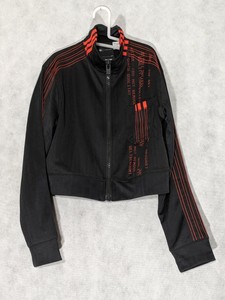 cropped adidas track jacket
