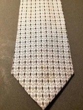 Brooks Brothers Y2K Silk Neck Tie Black & Gray Made in the USA 56 1/2 x 3 1/4