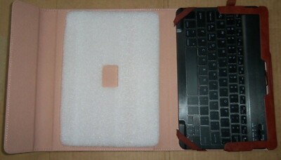 COO WIRELESS KEYBOARD CASE BROWN FOR APPLE IPAD PRO 9.7 2018 w/ PENCIL HOLDER