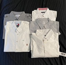 Set Of 5 XL Men’s Dress Shirts - Untuckit, Uniqlo, NSF, Tommy Hilfiger, FiveFour