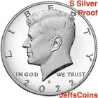 2022 S Kennedy 99.9% Silver Half Dollar PROOF Mint Kenedy 50 Cent Uncirculated