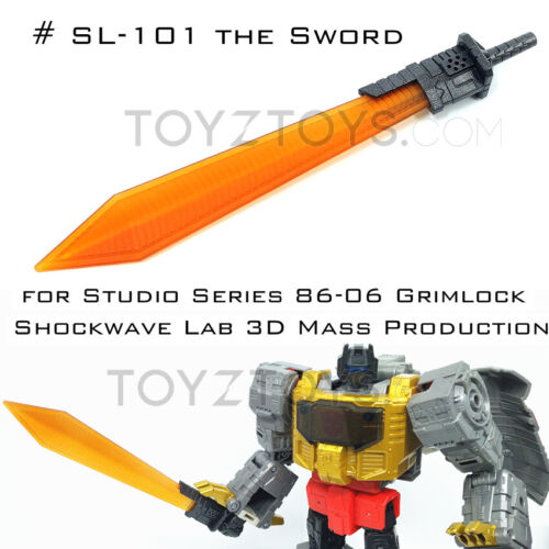 Shockwave Lab SL-101 The Sword Upgrade for SS-86 Grimlock / Legacy G2 Grimlock - Picture 2 of 7