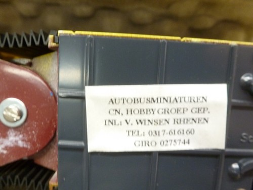 NZG MERCEDES 0405G GELENKBUS - MIDNET ARNHEM LIJN 50 - 1:50 WERBE - GOOD IN BOX - Imagen 10 de 11