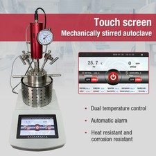 High Pressure Stirring Autoclave Reactor 50-5000ml Touch Screen Customization