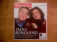 Roseanne Barr: PARADE magazine (March 18, 2018) John Goodman—Scarlett Johansson